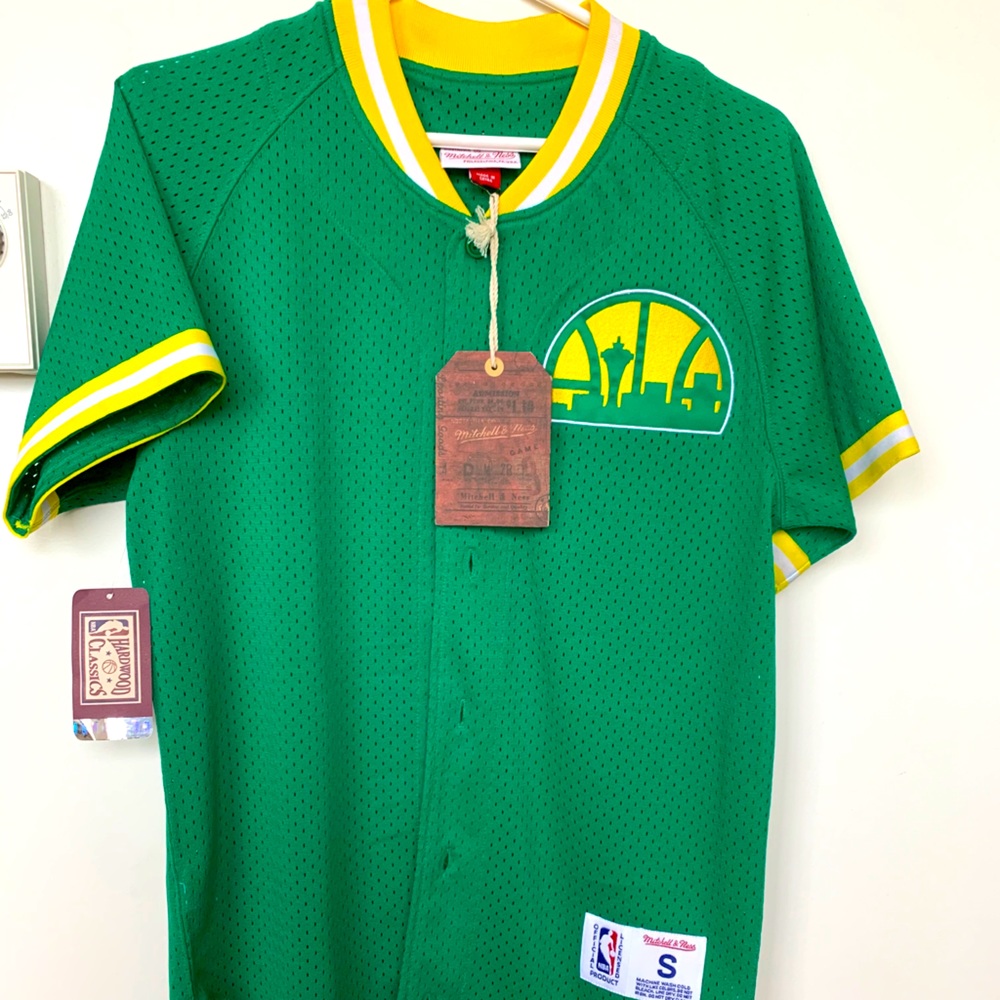 Mitchell and Ness Seattle Sonics Jersey